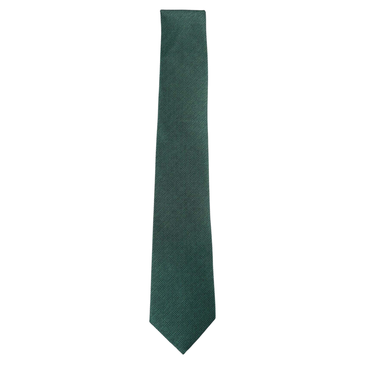 Green Textured Tie