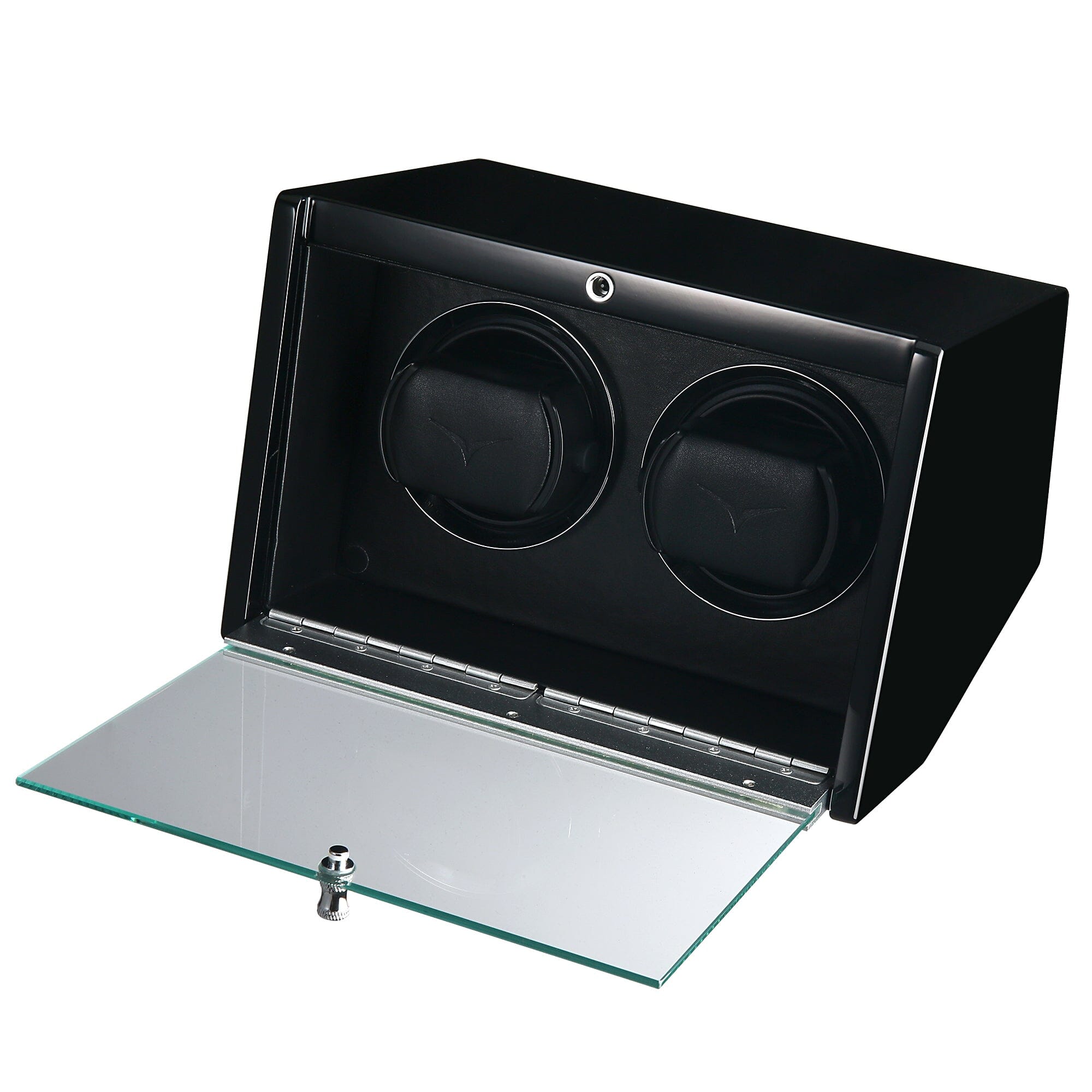 Theodore Watch Winder for 2 Black Watch Winder Boxes Clinks 