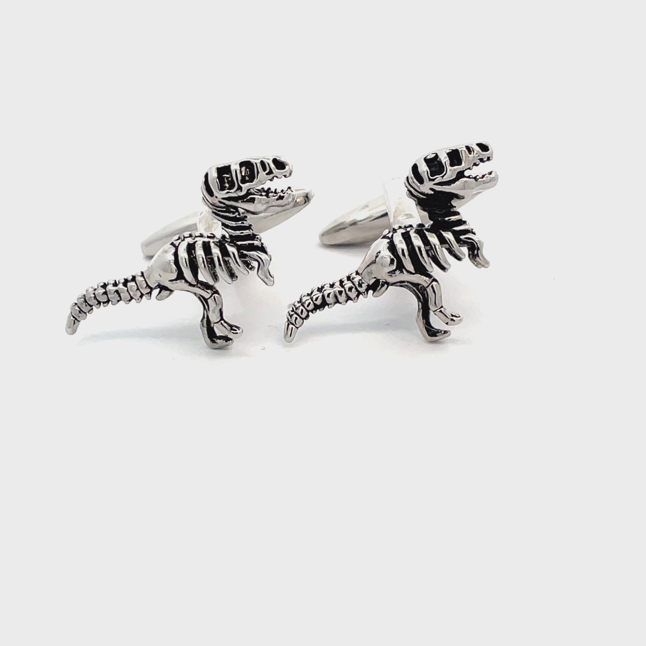 T-Rex Skeleton Dinosaur Cufflinks