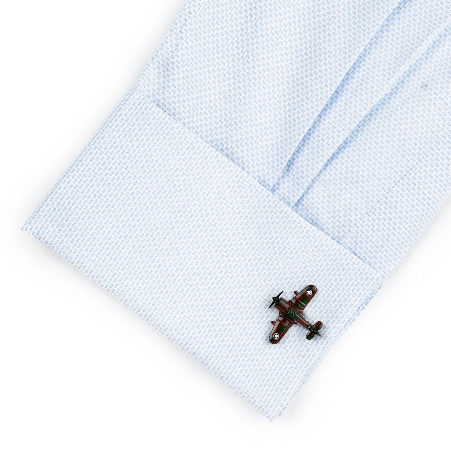 CAC Boomerang Fighter Airplane Cufflinks Camouflage Novelty Cufflinks Clinks Australia 