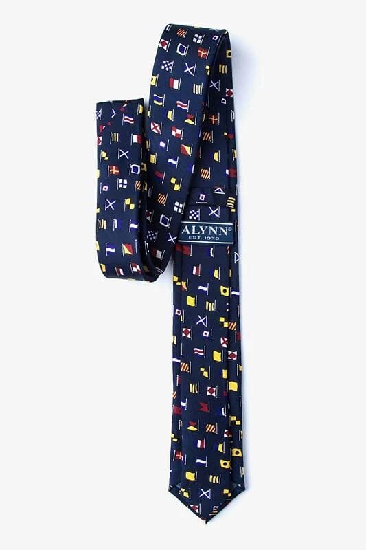 A-Z International Flags Skinny Tie Ties Clinks 